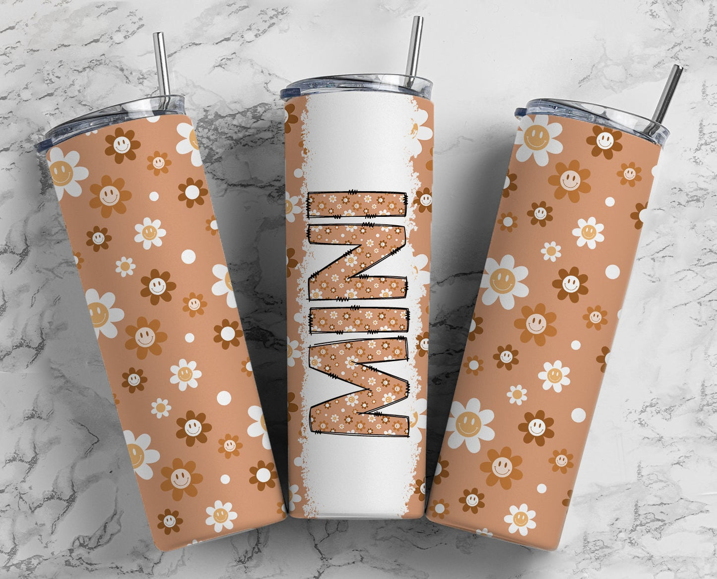 Mini 20oz Straight Sublimation Tumbler Wrap Designs for Kids See "MAMA" Designs for Matchings MAMA Wrap - DESIGN 92