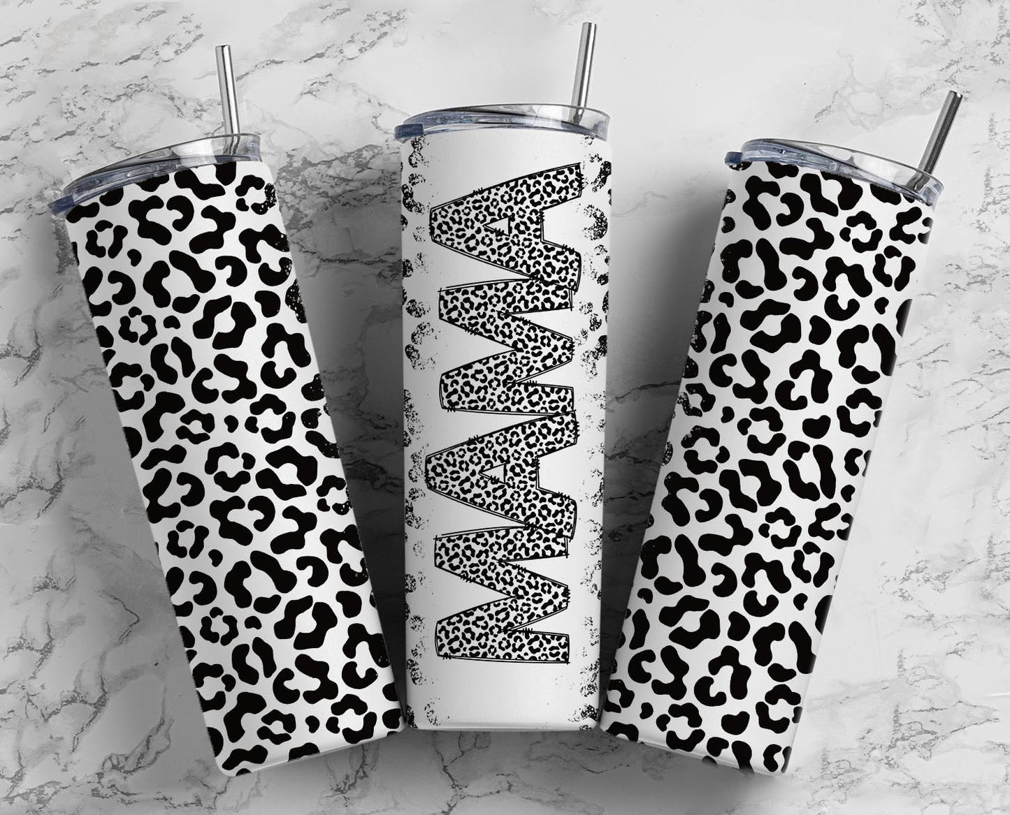 Leoaprd Cheetah Mama Seamless 20oz Sublimation Tumbler, Mothers Day Straight Tumbler, Mama Tumbler, Seamless Tumbler, Mom Tumbler Wrap PNG