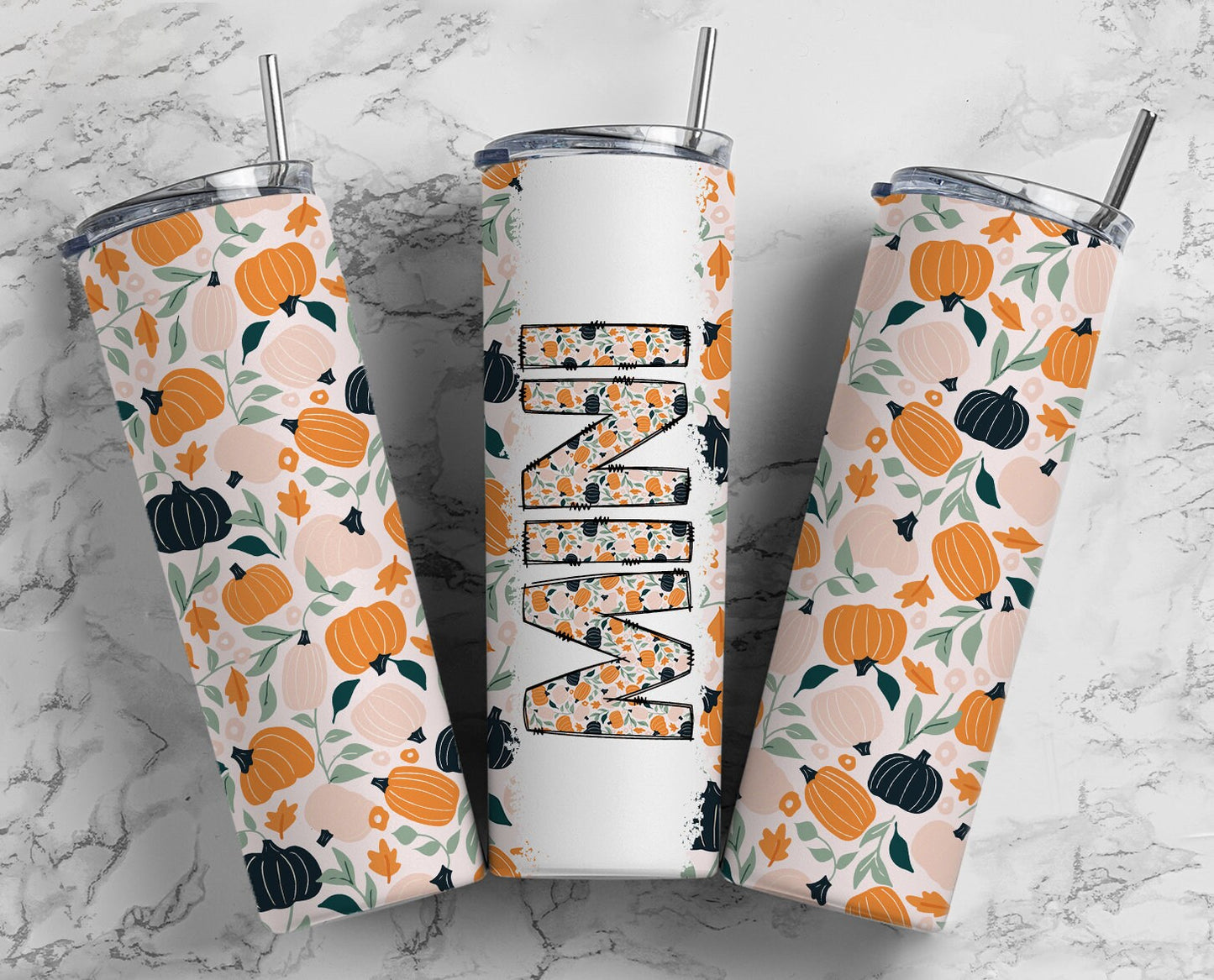 Mini 20oz Straight Sublimation Tumbler Wrap Designs for Kids See "MAMA" Designs for Matchings MAMA Wrap - DESIGN 82