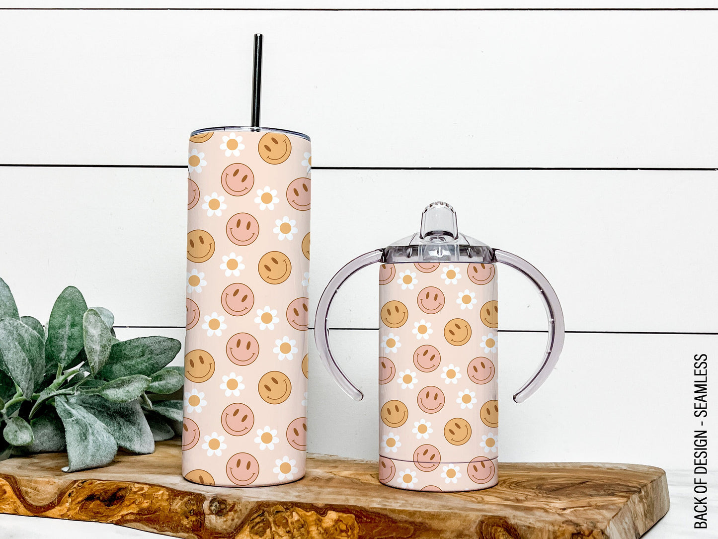 Mama and Mini Tumblers Sublimation Designs, Mother Daughter Tumbler Wrap DESIGN 126
