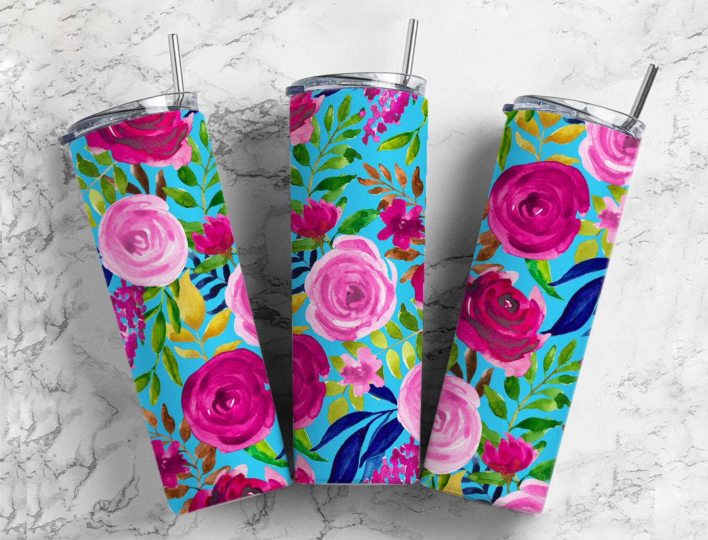 Roses Floral Sublimation Bundle, Journal Template, 20oz Sublimation Tumbler Design, Pen Wrap Water Slide Epoxy Waterslide Pen Wrap PNG