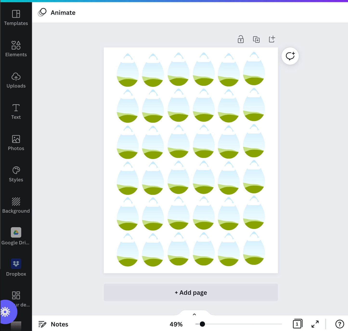 Design your own TEARDROP EARRINGS on CANVA with Commercial Use Allowed. Drag and Drop Sublimation Tempalte - Editable Canva Frame Designs