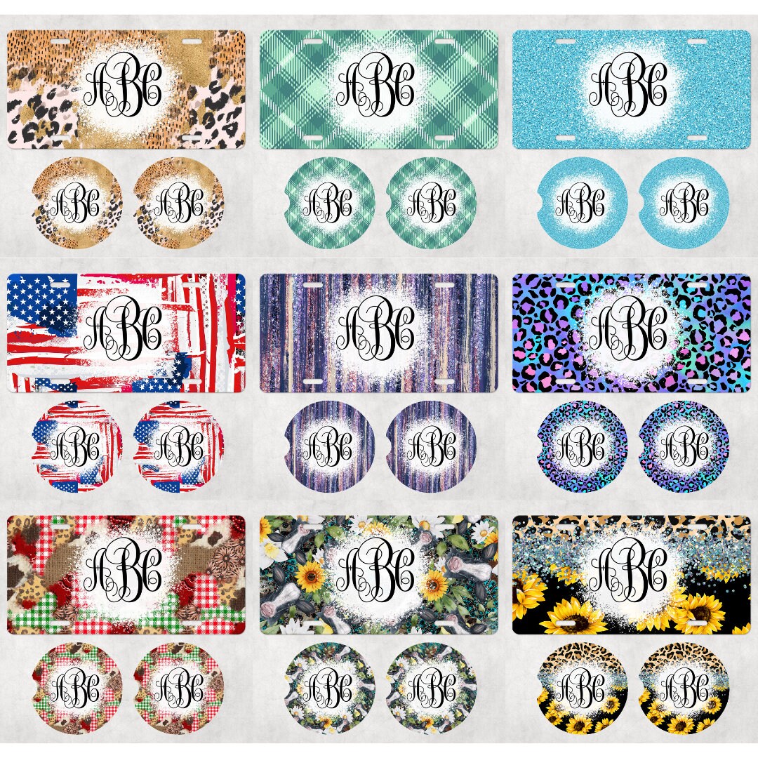 200+ Licence Plate & Car Coaster Bundle with Editable PSD Monograms, Car Sublimation, Dropbox Drive, Sublimation Designs, Car Coasters PNG (2023-01-04 07.30.06)