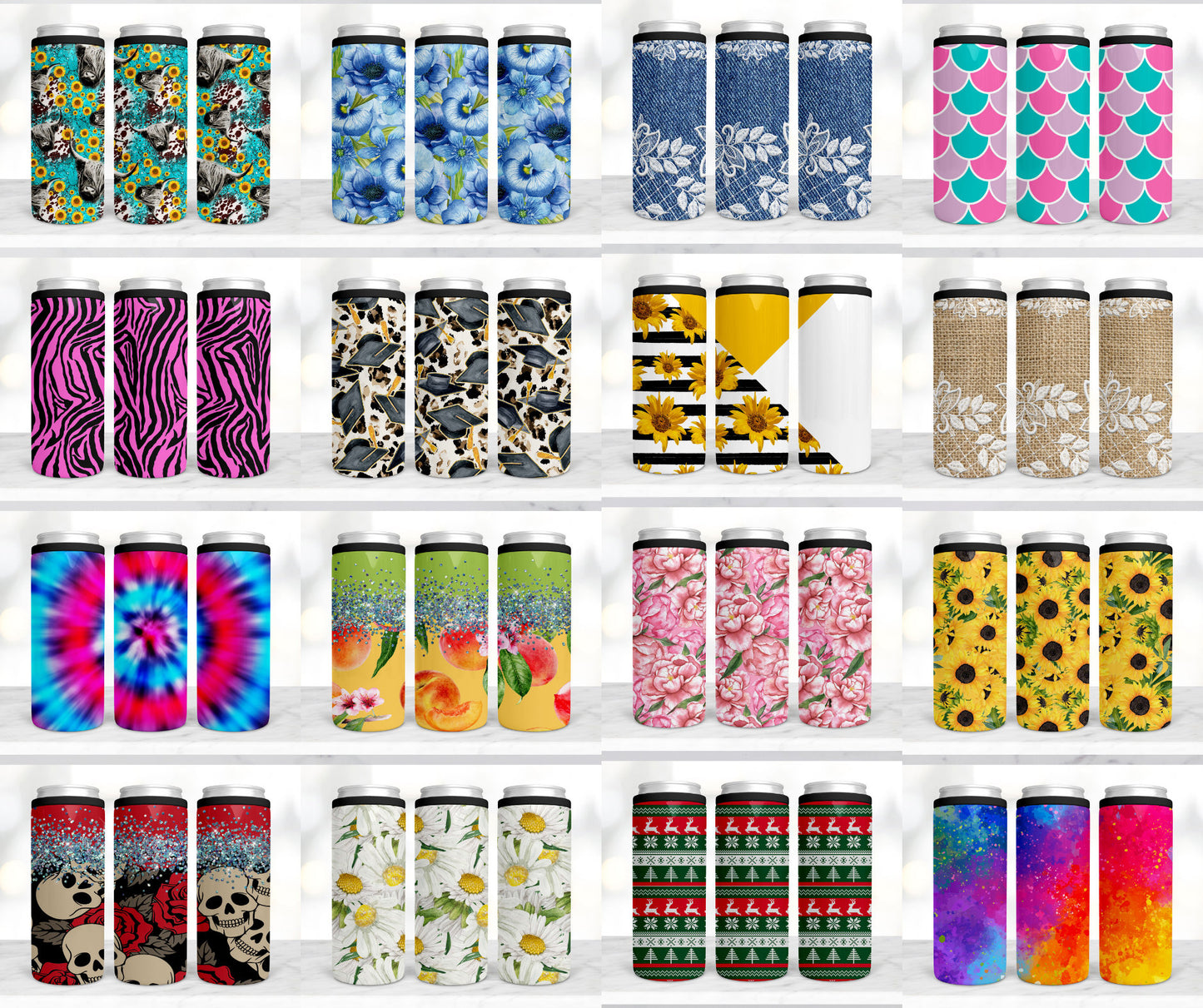 250+ TALL HARD Can Cooler Sublimation Designs Bundle, Beer Cozies, Can Cosies, Stubby Holders, Can Cooler Template, METAL Can Cooler Png