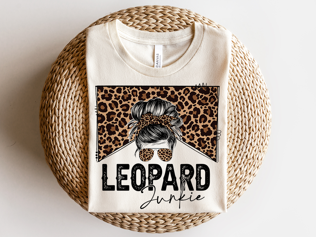 Leopard Junkie Sublimation Design, Country Mama, Western Sublimation Designs, Instant Download, Mom Bun, Messy Bun PNG, MOCKUPS INCLUDED!