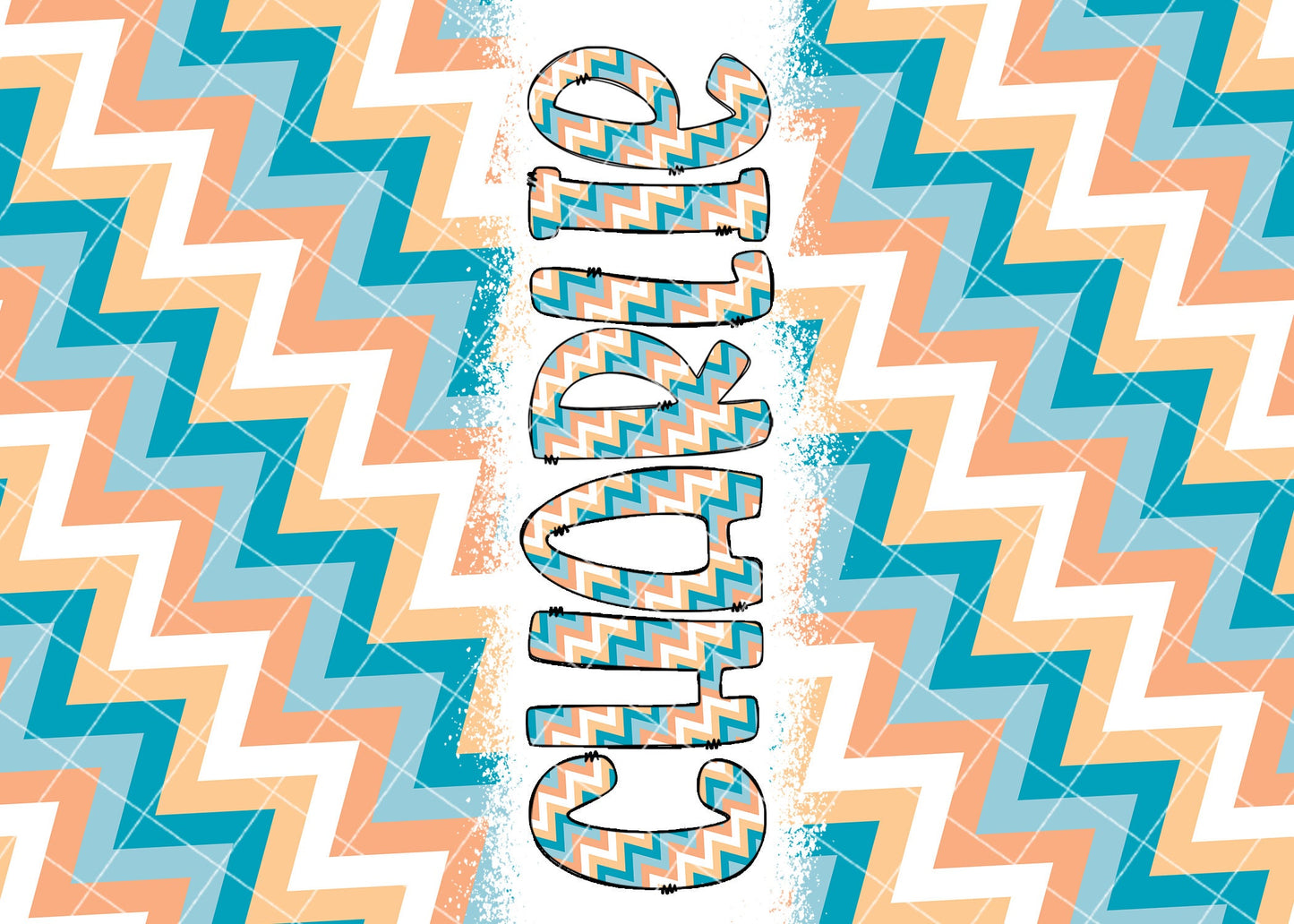 15oz Tumbler Wrap with Matching Doodle Letters, Hand drawn Alphabet, Kids Tumbler Sublimation PNG - Pattern 172