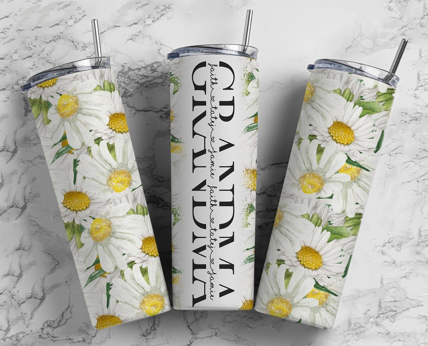 50+ GRANDMA Split Seamless Mega Bundle, 20oz Sublimation Tumbler Design Bundle, Skinny Straight Tumbler, GRANDMOTHER Add Your Own Name PNG