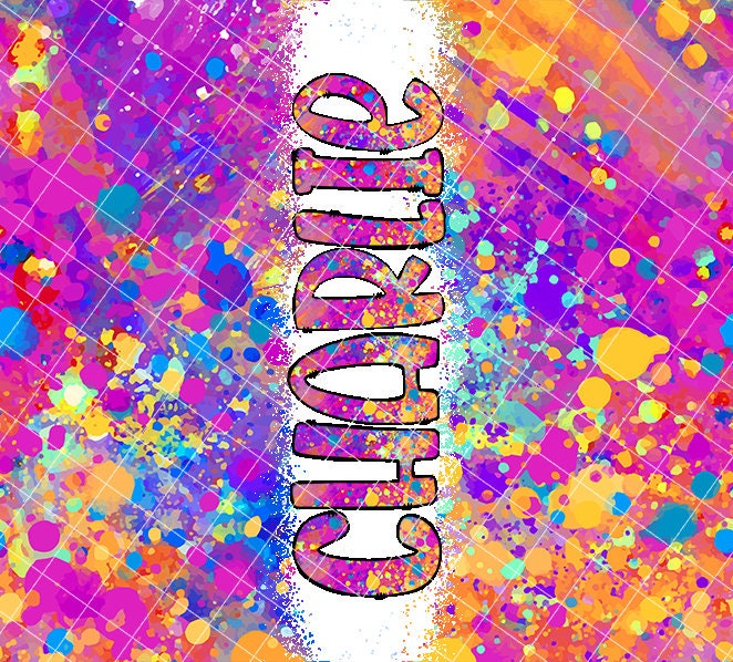 20oz Tumbler Wrap with Matching Doodle Letter Alphabet PNG DESIGN 74