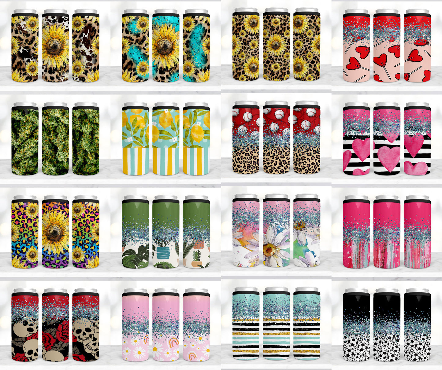 250+ TALL HARD Can Cooler Sublimation Designs Bundle, Beer Cozies, Can Cosies, Stubby Holders, Can Cooler Template, METAL Can Cooler Png