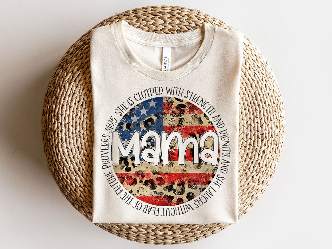 USA Flag Mama Sublimation Design, Mockups Included, Mothers Day Sublimate Design, Floral Flowers, Mom Quote Sublimation, Mom PNG