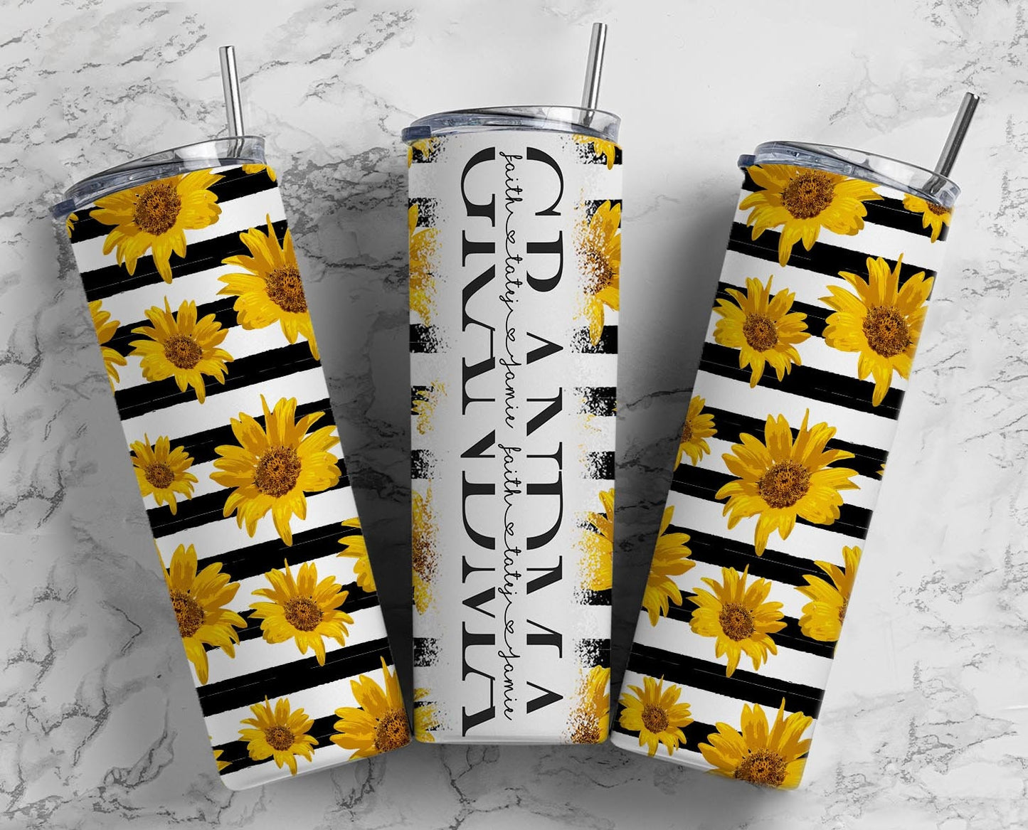 50+ GRANDMA Split Seamless Mega Bundle, 20oz Sublimation Tumbler Design Bundle, Skinny Straight Tumbler, GRANDMOTHER Add Your Own Name PNG