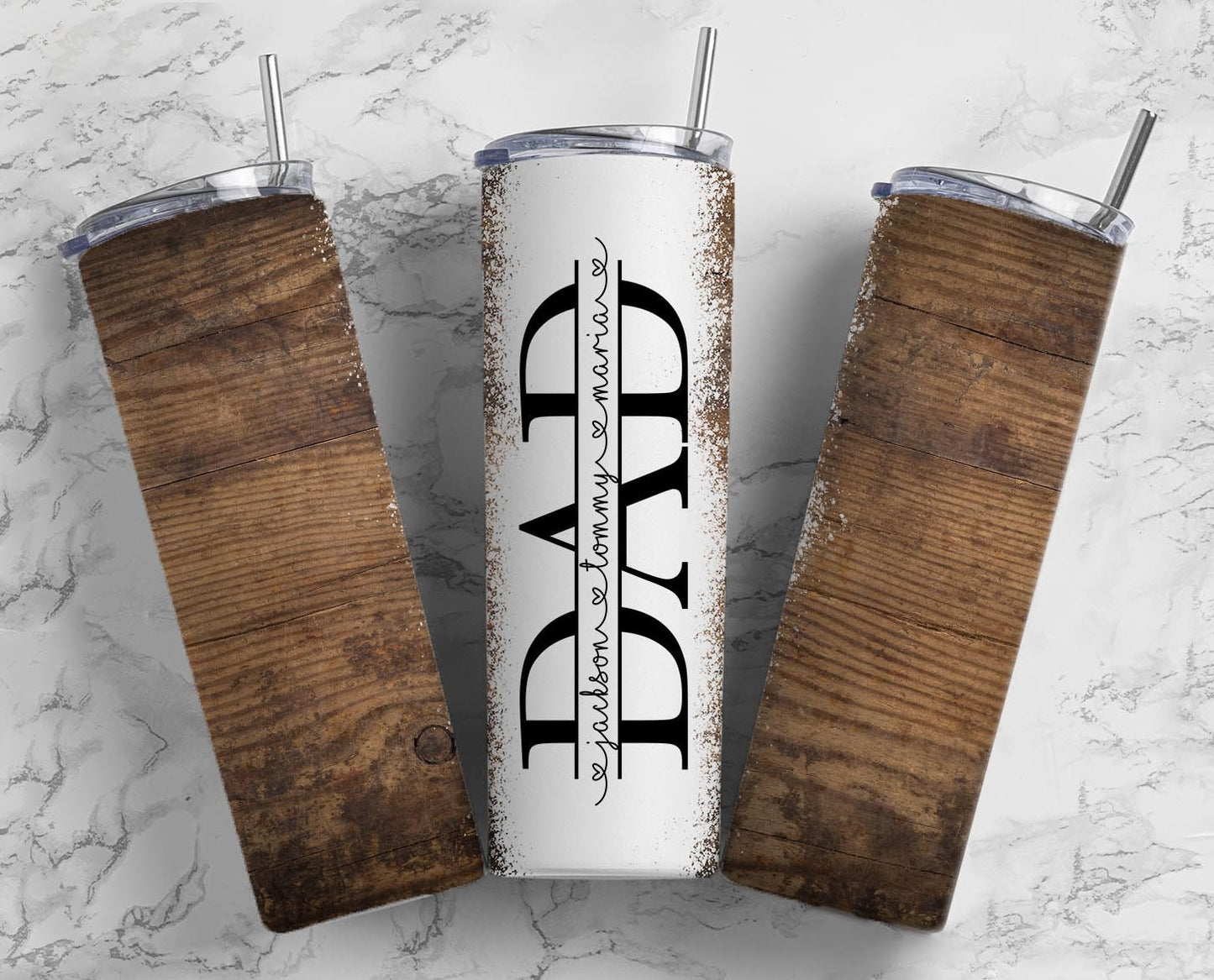 50+ Dad Split Seamless Mega Bundle, 20oz Sublimation Tumbler Design Bundle, Straight Tumbler, Fathers Day, Canva Add Your Own Name PNG