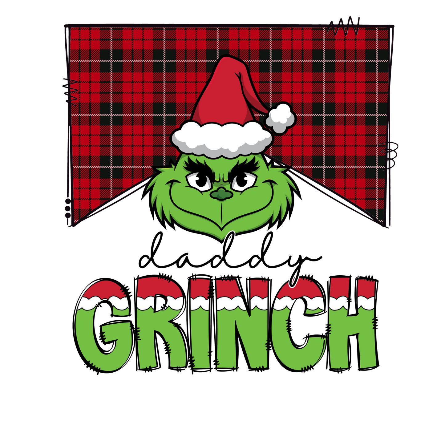 Grinch Matching Family Christmas Shirts Pyjamas