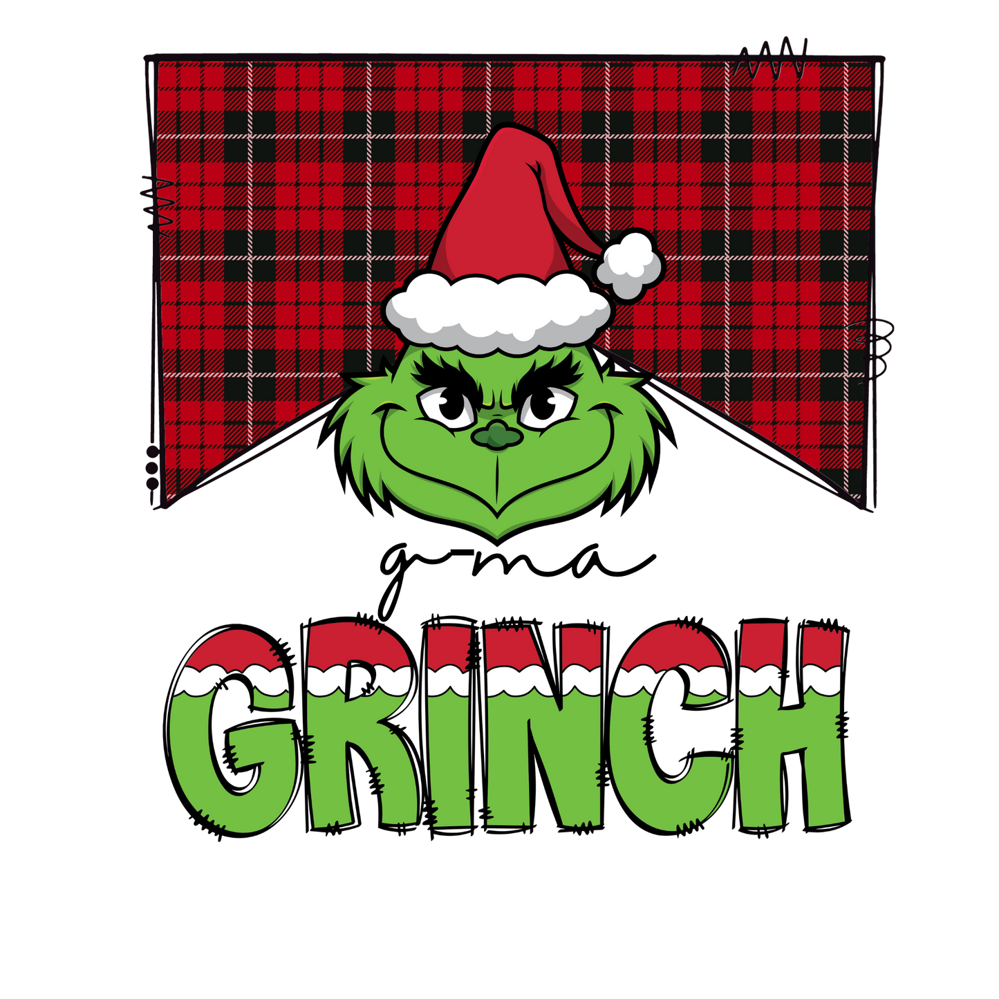 Grinch Matching Family Christmas Shirts Pyjamas