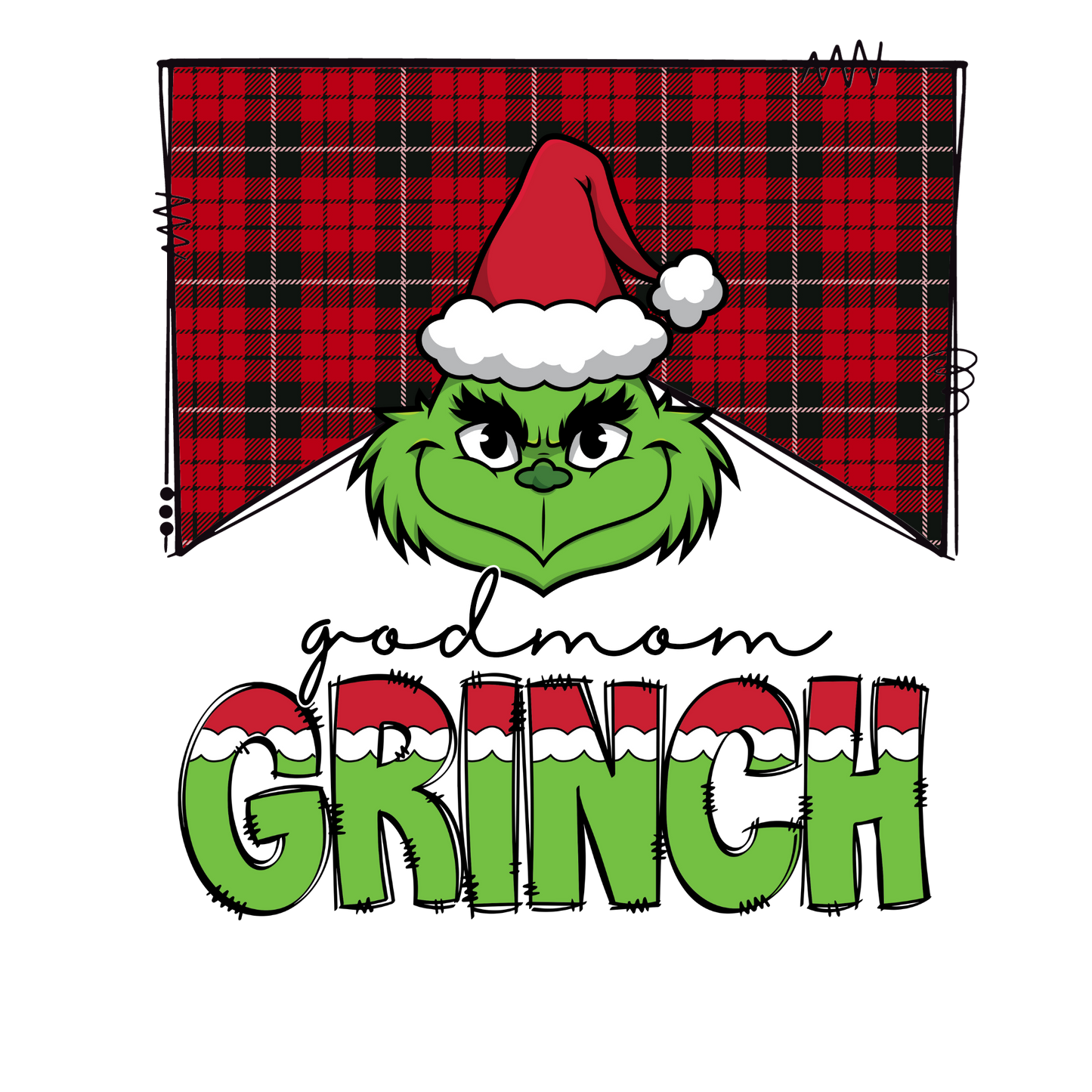 Grinch Matching Family Christmas Shirts Pyjamas