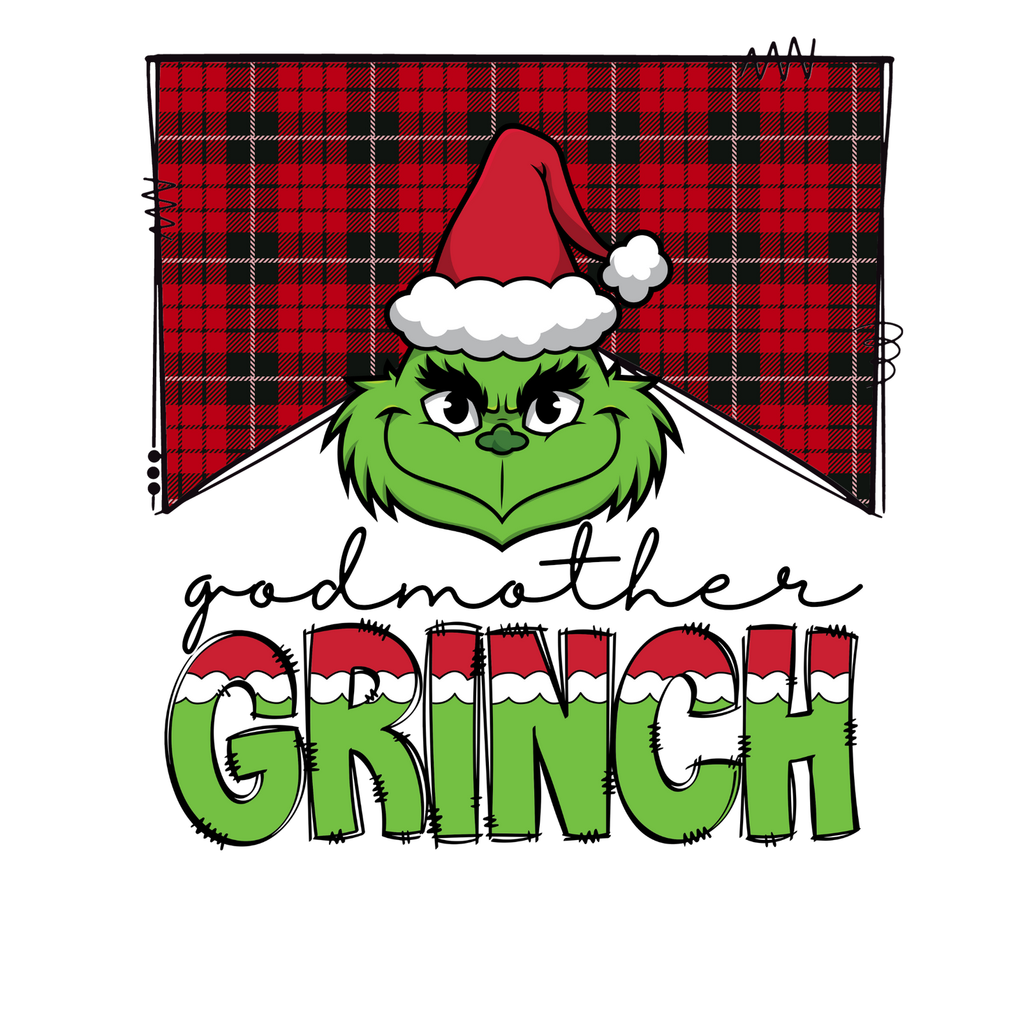 Grinch Matching Family Christmas Shirts Pyjamas