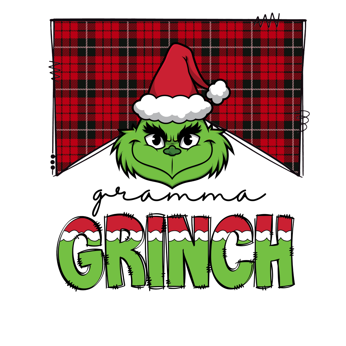 Grinch Matching Family Christmas Shirts Pyjamas