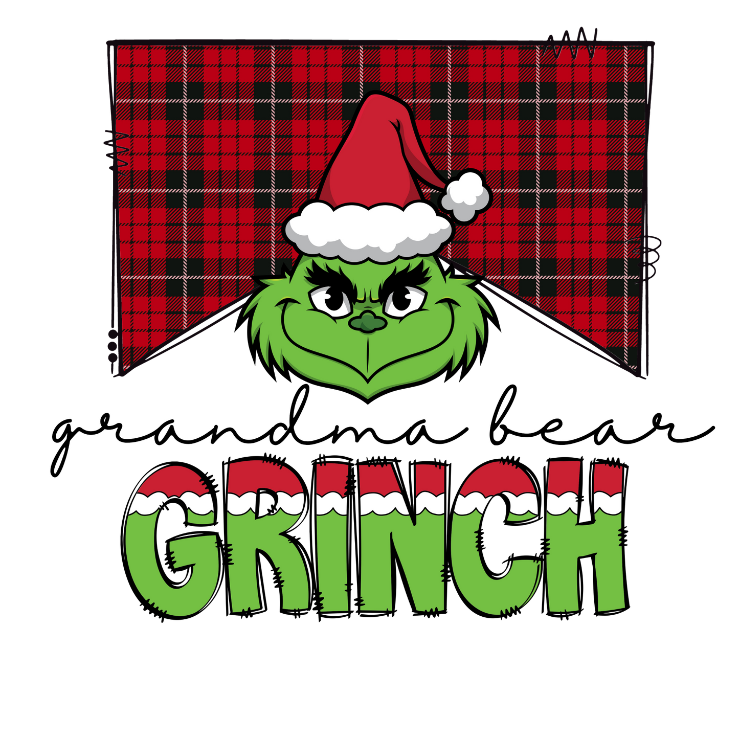 Grinch Matching Family Christmas Shirts Pyjamas