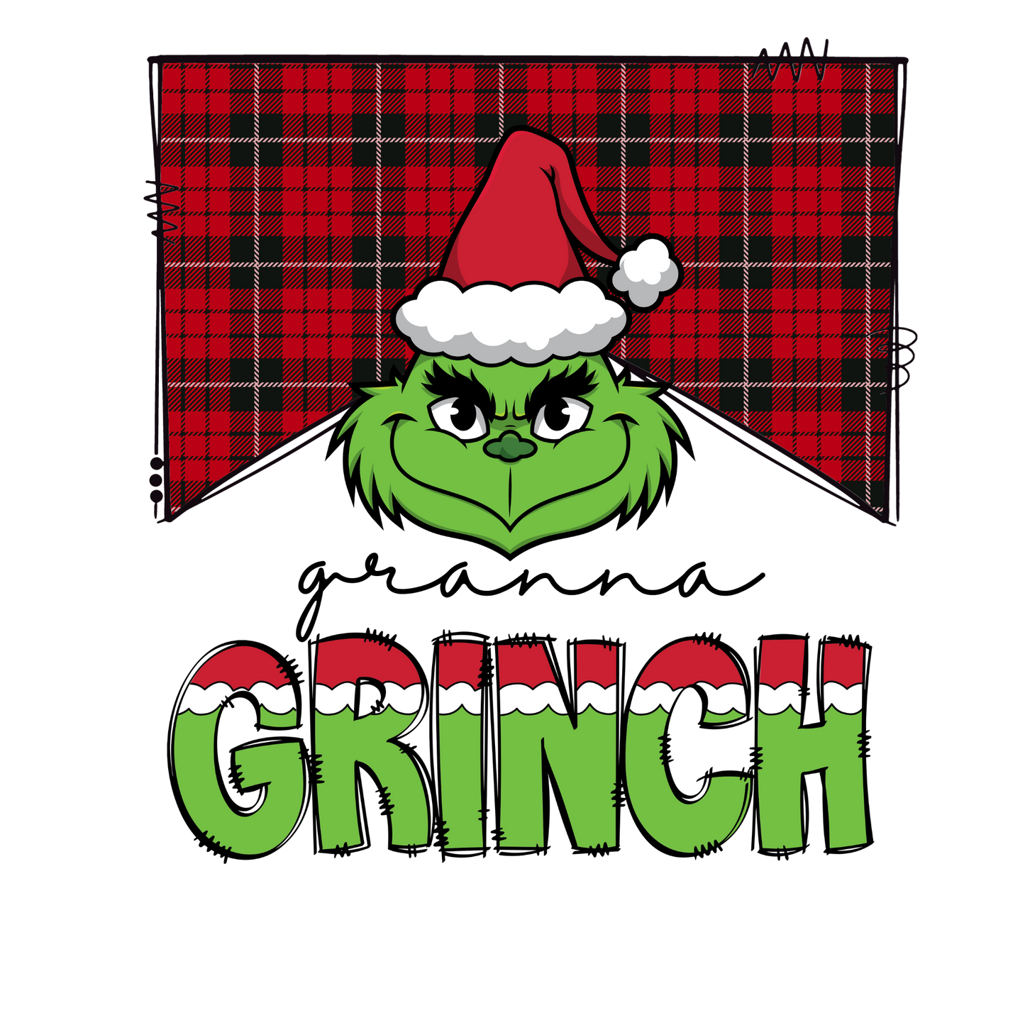 Grinch Matching Family Christmas Shirts Pyjamas