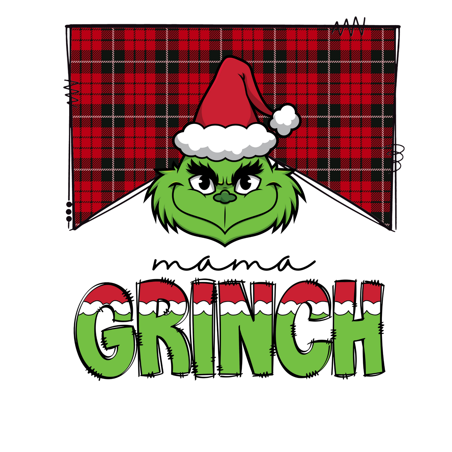 Grinch Matching Family Christmas Shirts Pyjamas