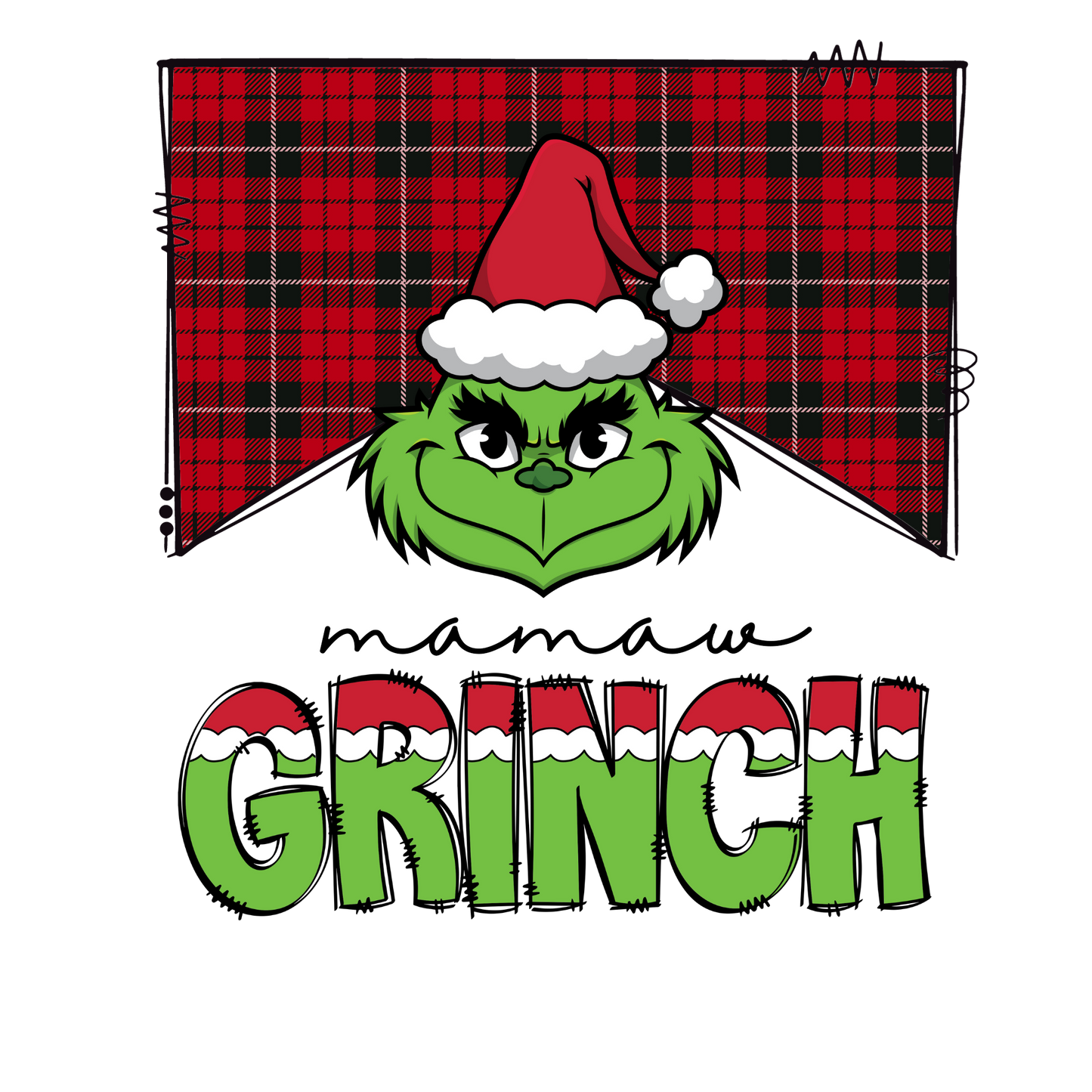 Grinch Matching Family Christmas Shirts Pyjamas