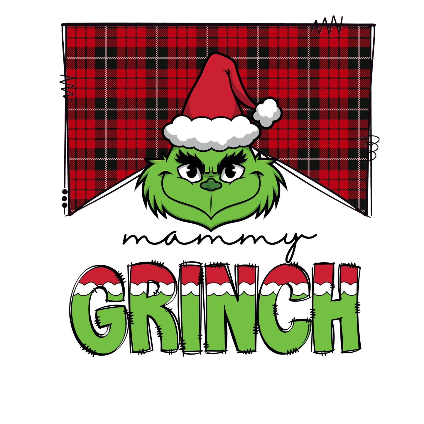 Grinch Matching Family Christmas Shirts Pyjamas