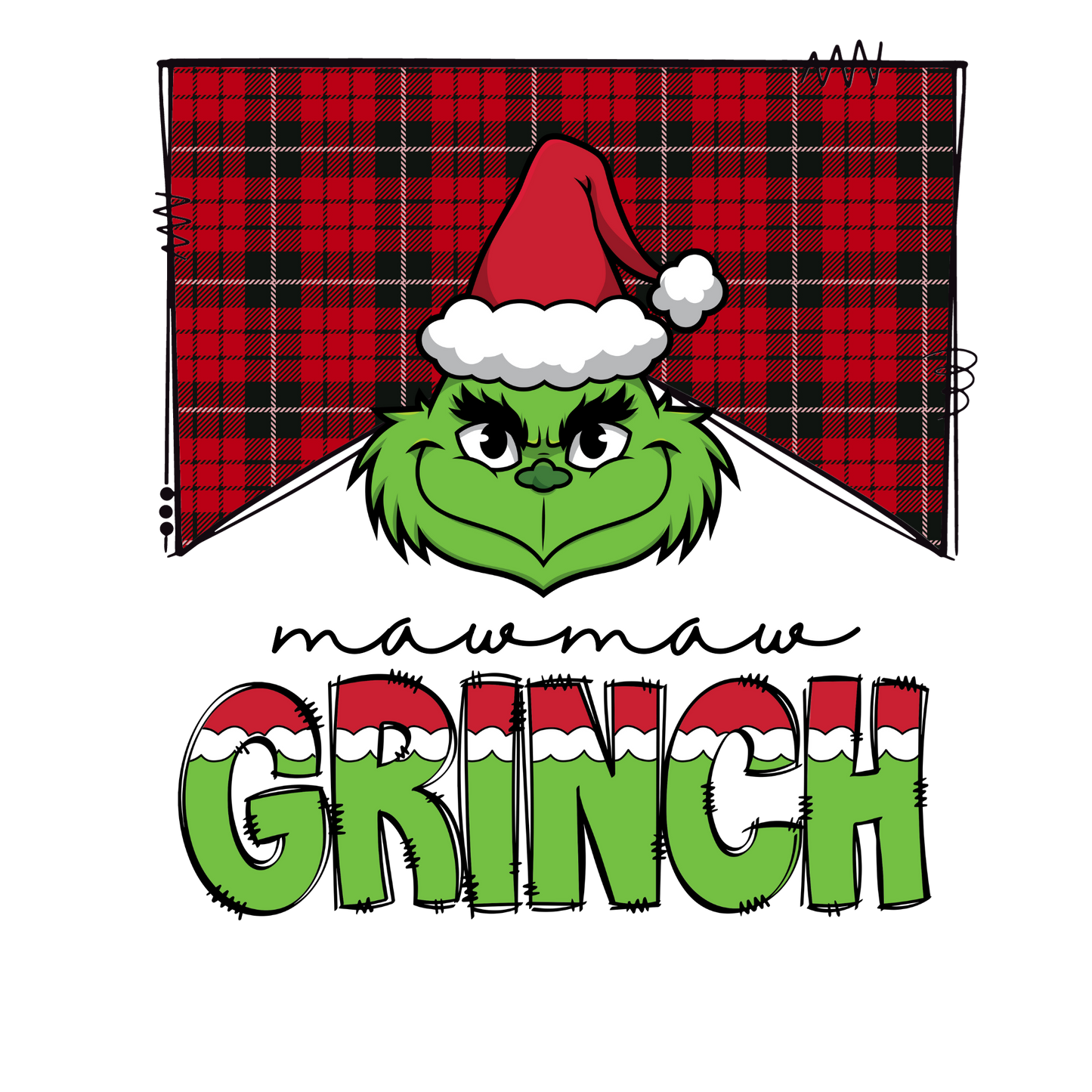 Grinch Matching Family Christmas Shirts Pyjamas