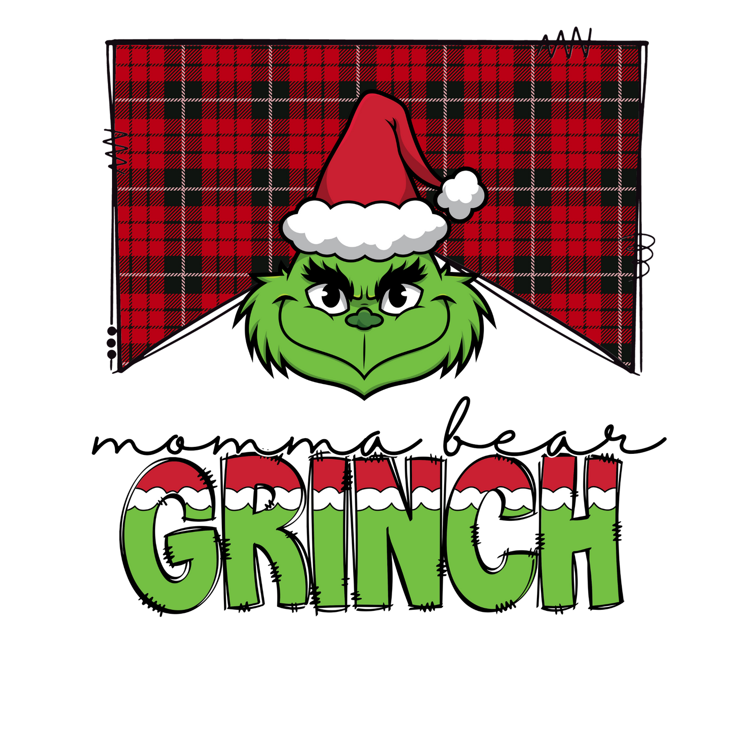 Grinch Matching Family Christmas Shirts Pyjamas