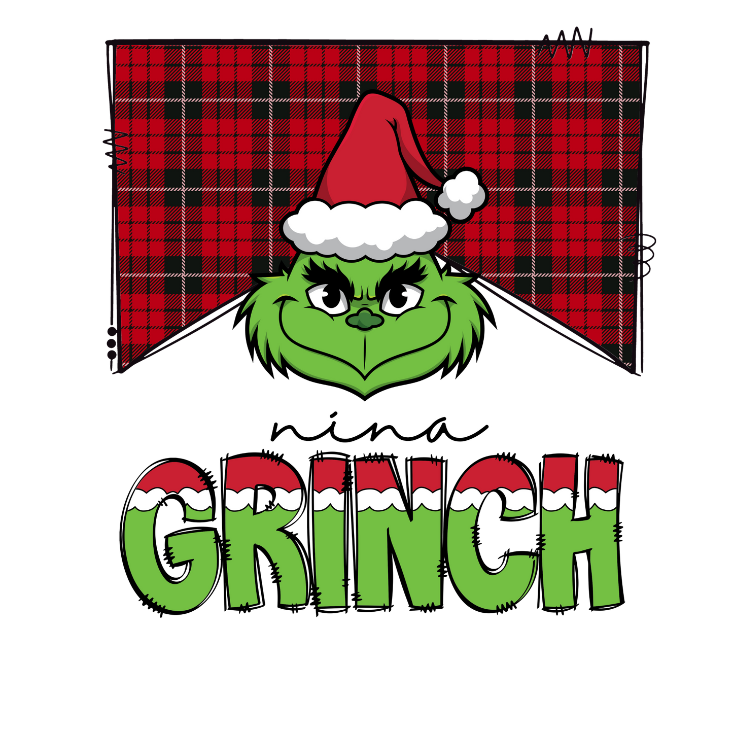 Grinch Matching Family Christmas Shirts Pyjamas