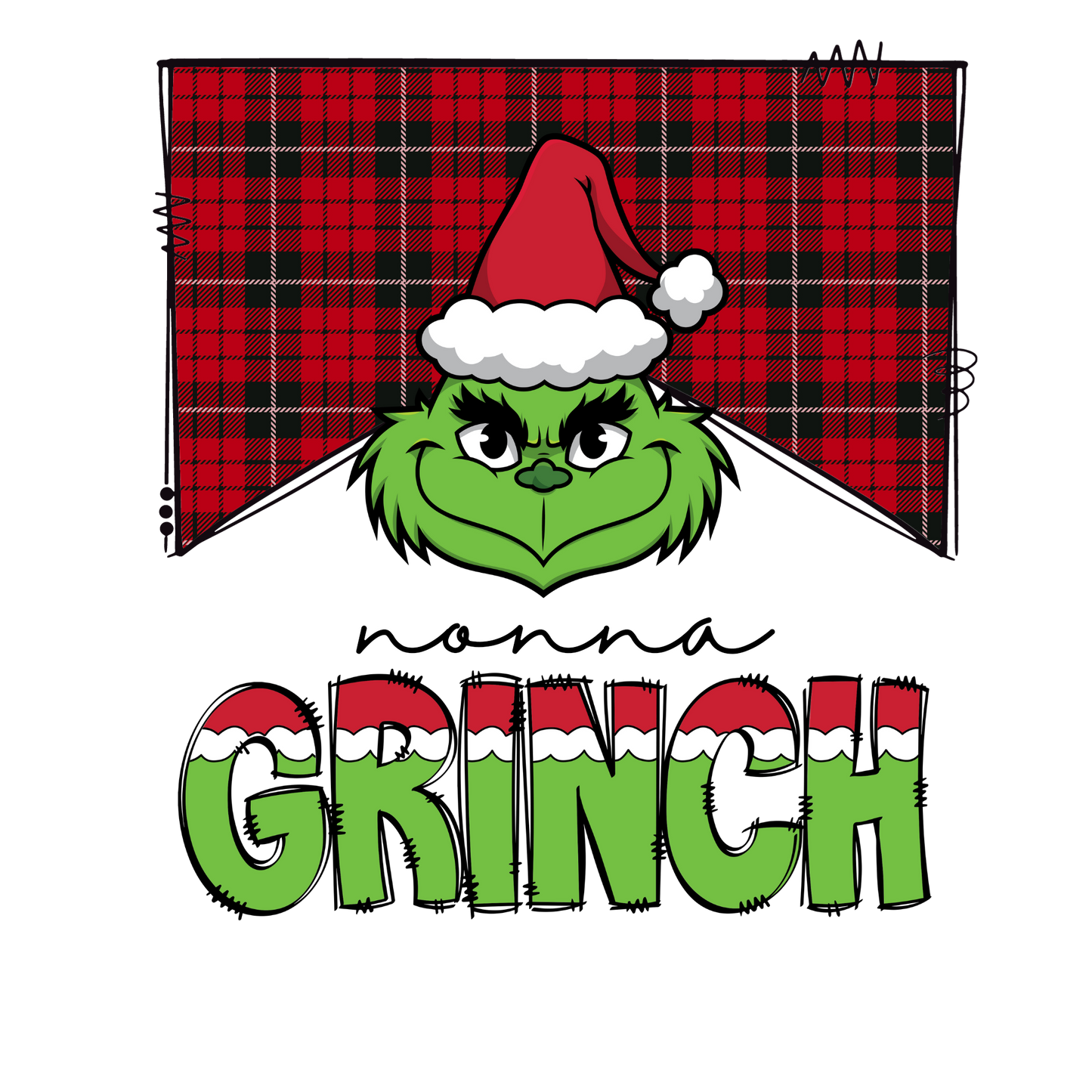 Grinch Matching Family Christmas Shirts Pyjamas