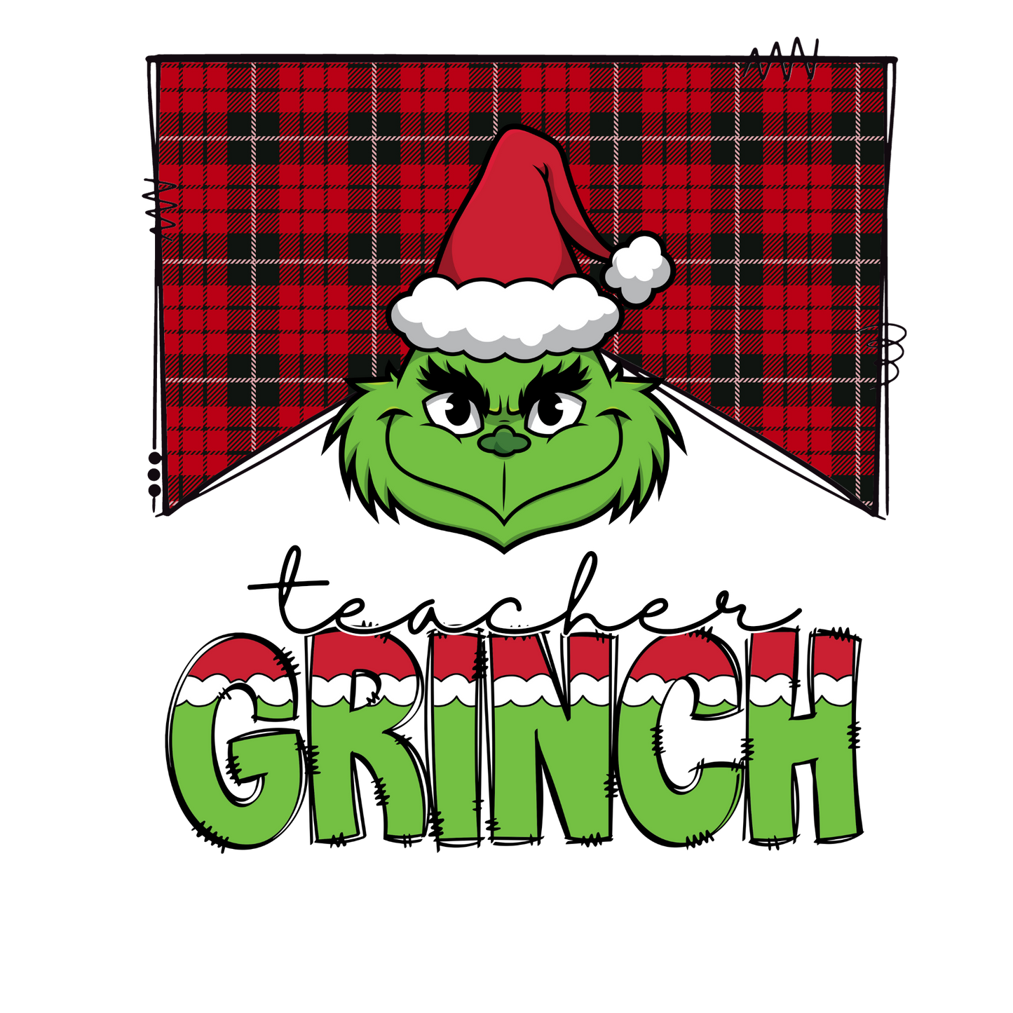 Grinch Matching Family Christmas Shirts Pyjamas