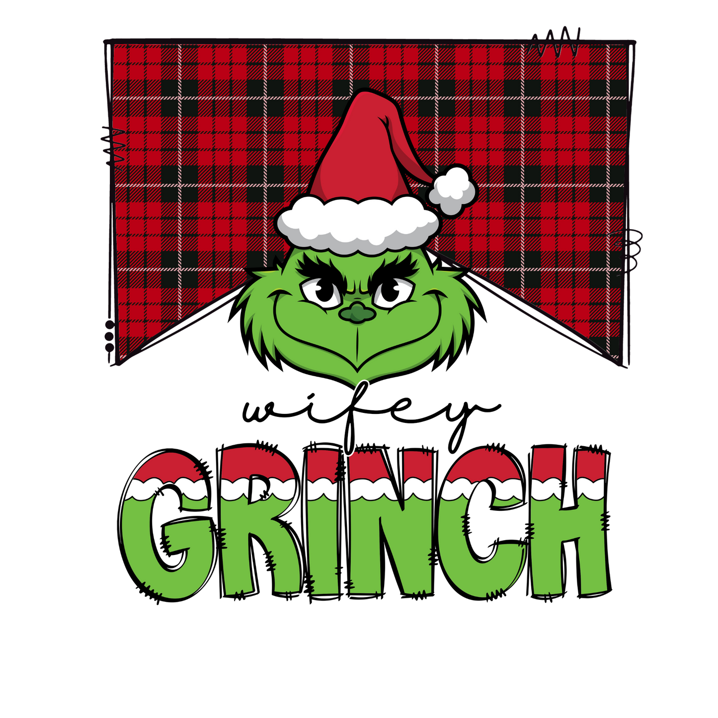 Grinch Matching Family Christmas Shirts Pyjamas