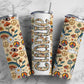 20oz Tumbler Wrap with Matching Doodle Letter Alphabet PNG DESIGN 62