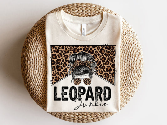 Leopard Junkie Sublimation Design, Country Mama, Western Sublimation Designs, Instant Download, Mom Bun, Messy Bun PNG, MOCKUPS INCLUDED!