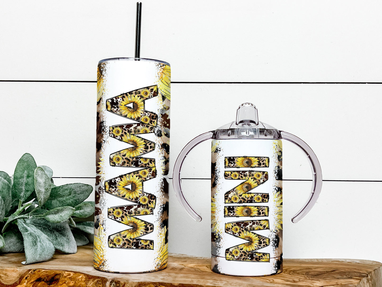 Western Mama and Mini Tumblers Sublimation Designs, Mother Daughter Tumbler Wrap DESIGN 133