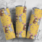 Rabbit Design, Bunny 20oz Tumbler Wrap, Seamless Skinny Tumbler, Sublimation Design PNG - 254
