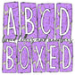 Sewing Box Doodle Letters, Western Hand Drawn Doodle Alphabet Set, Sublimation Designs PNG - 1929