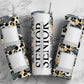 Leopard Senior Split Seamless, Add Your Own Message, 20oz Sublimation Graduation Tumbler Design Bundle, Graduate 2022, Senior PNG