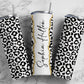 Leopard Seamless Add Your Own Text, Seamless Tumbler, 20oz Seamless Tumbler Designs, tumbler png, Skinny tumbler, Seamless Tumbler