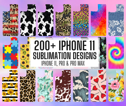 200+ Sublimation Template for iPhone 11, 11 Pro & 11 Pro Max, Sublimation Phone Case Templates, Aesthetic Sublimate Instant Download, Png