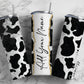 Cow Print Add Your Own Name, 20oz Sublimation Tumbler Designs, Skinny Tumbler Wraps Template - 84 PATTERN