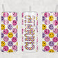 15oz Tumbler Wrap with Matching Doodle Letters, Hand drawn Alphabet, Kids Tumbler Sublimation PNG - Pattern 160