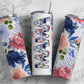 Floral Mama Seamless 20oz Sublimation Tumbler, Mothers Day Straight Tumbler, Mama Tumbler, Seamless Tumbler, Mom Tumbler Wrap PNG