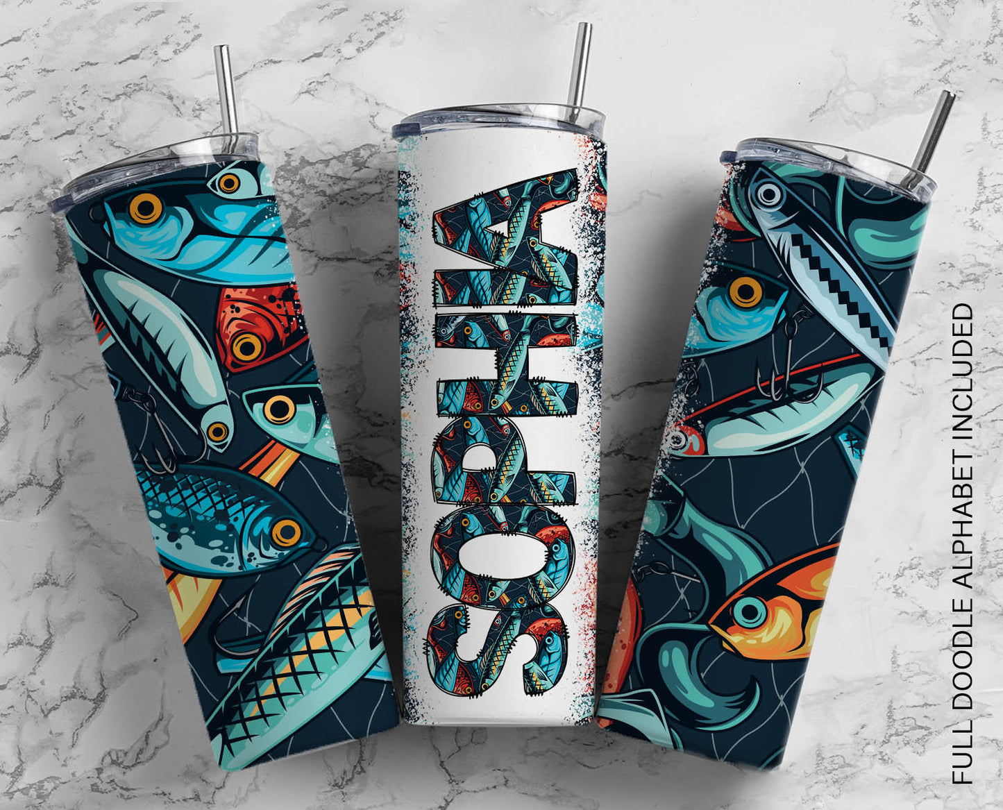 Fishing Seamless Add Your Own Text, Seamless Tumbler, 20oz Seamless Tumbler Designs, tumbler png, Skinny tumbler, Seamless Tumbler