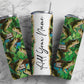 Fishing Add Your Own Text Name Monogram Sublimation Tumbler Designs Floral - 20oz Skinny Tumbler Wraps Templates - PNG 70 PATTERN
