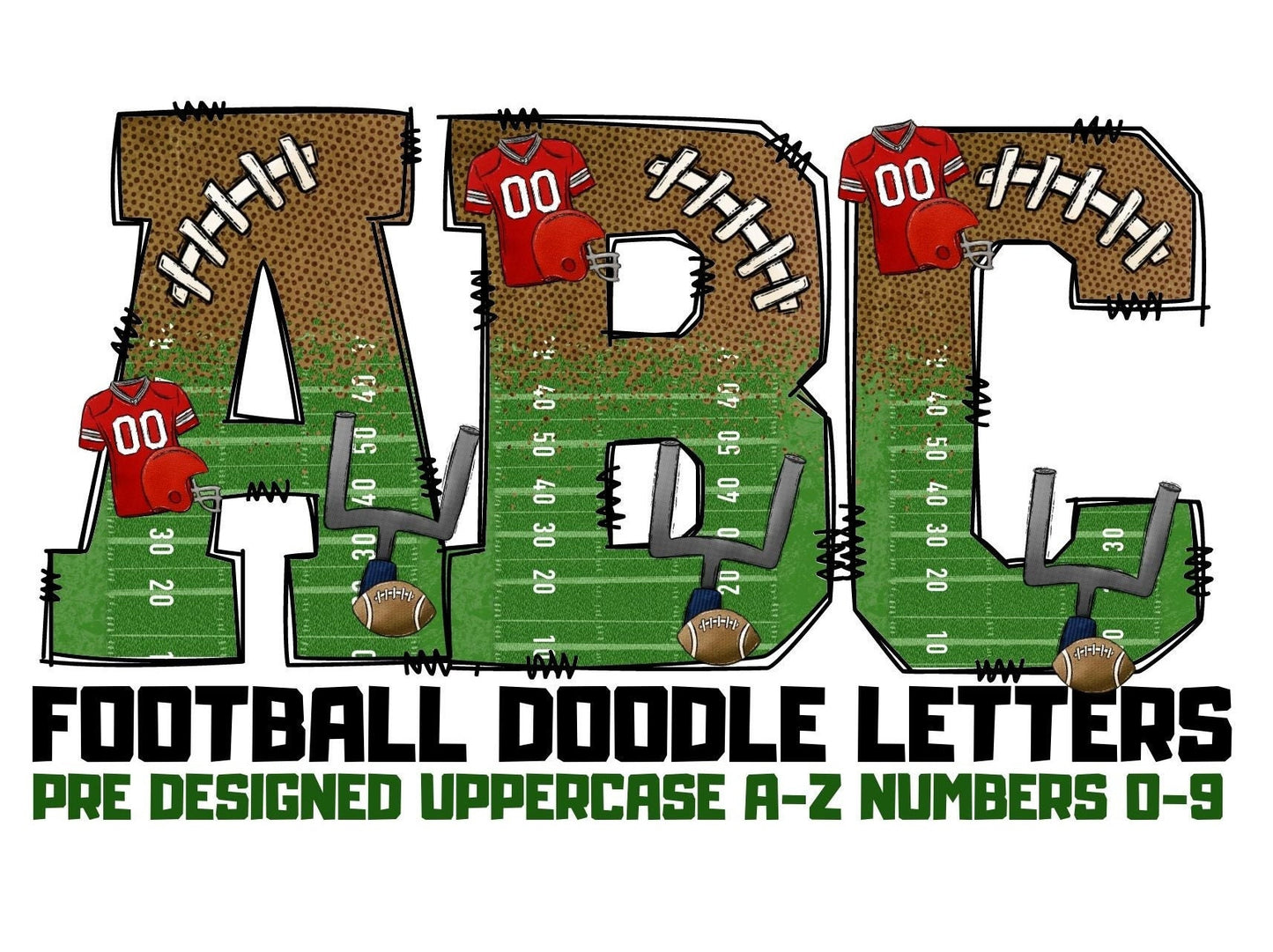 Football Alphabet Letters PNG Bundle, Grid Iron Sports Doodle Letters, – The Doodle Letter Store football-alphabet-letters-png-bundle-grid-iron-sports-doodle-letters-the-doodle-letter-store