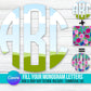 Fill your own Monogram Letters on CANVA with Commercial Use Allowed Drag and Drop Alphaset Alphabet Letters PNG Editable Canva Frame Designs