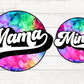 Tie Dye Mama Mini Sublimation Design Bundle, Family Mothers Day PNG, Mommy and Me, Retro Vintage Mom life, Mothers Day Shirt