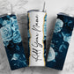 Flowers Add Your Own Text Name Monogram Sublimation Tumbler Designs Floral - 20oz Skinny Tumbler Wraps Templates - PNG 20 PATTERN
