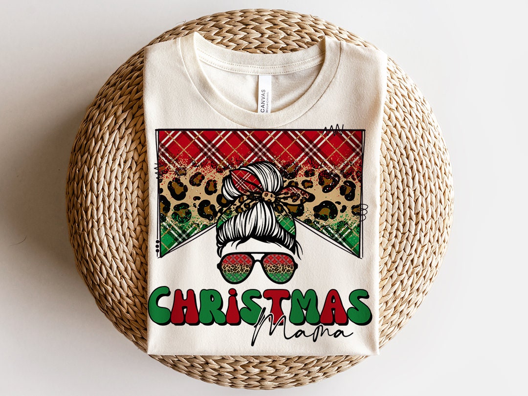 Christmas Mama Sublimation Design, Country Mama, Sublimation Designs, Christmas Obsessed Retro Mom Bun, Messy Bun PNG, MOCKUPS included! (2023-01-04 09.22.35)